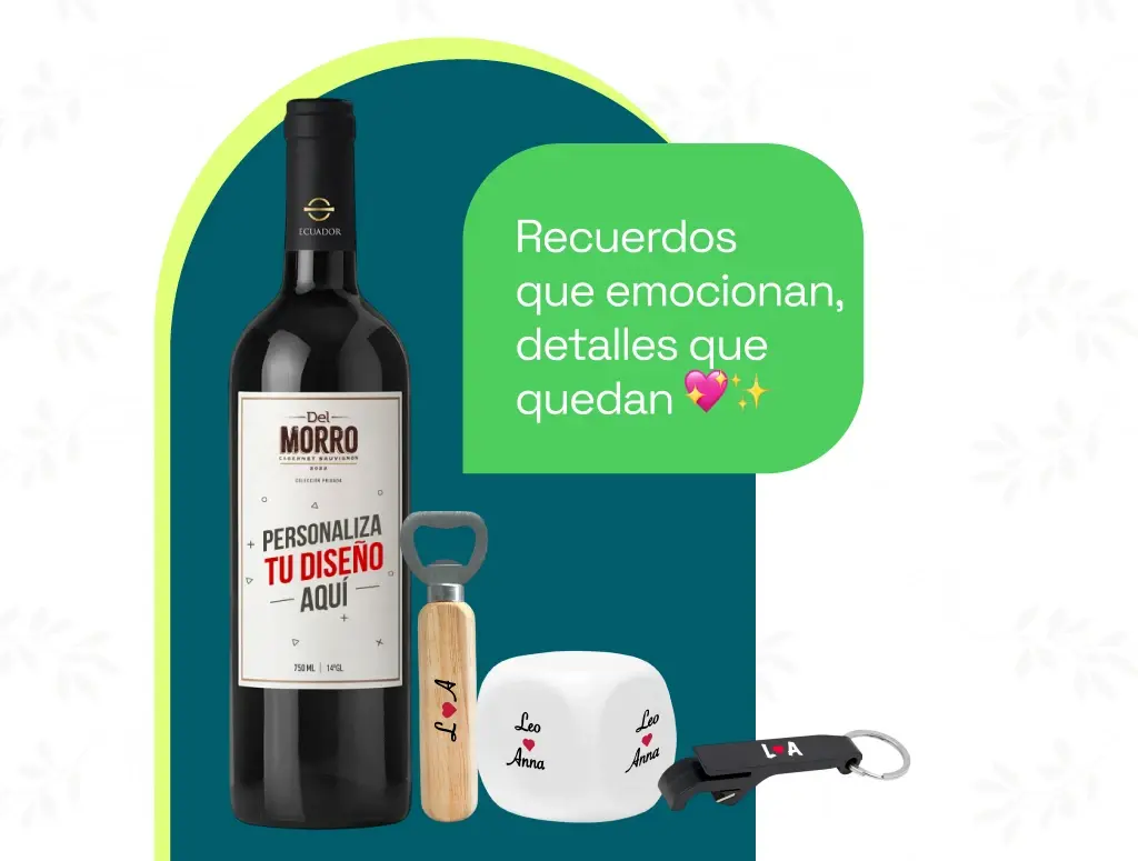 Recuerdos personalizados para bodas