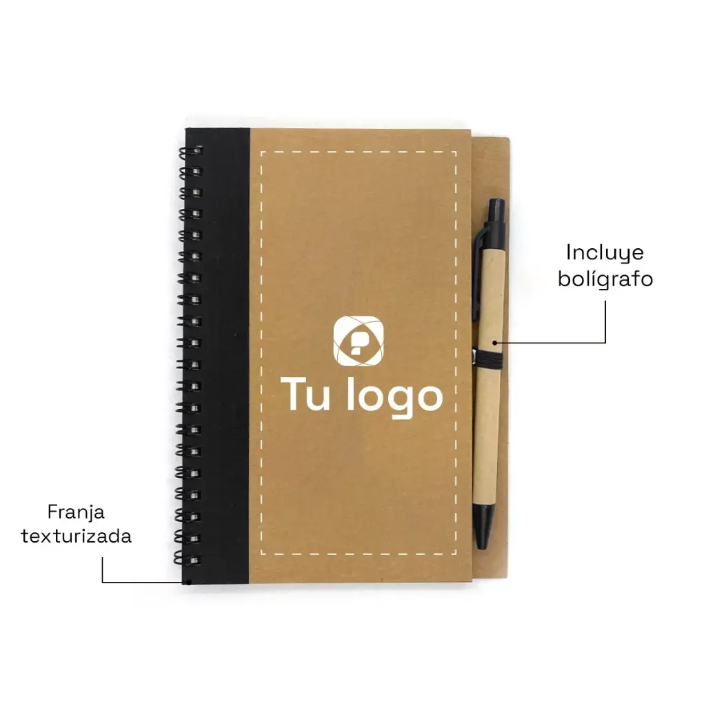 Cuaderno Eco Con Bolígrafo