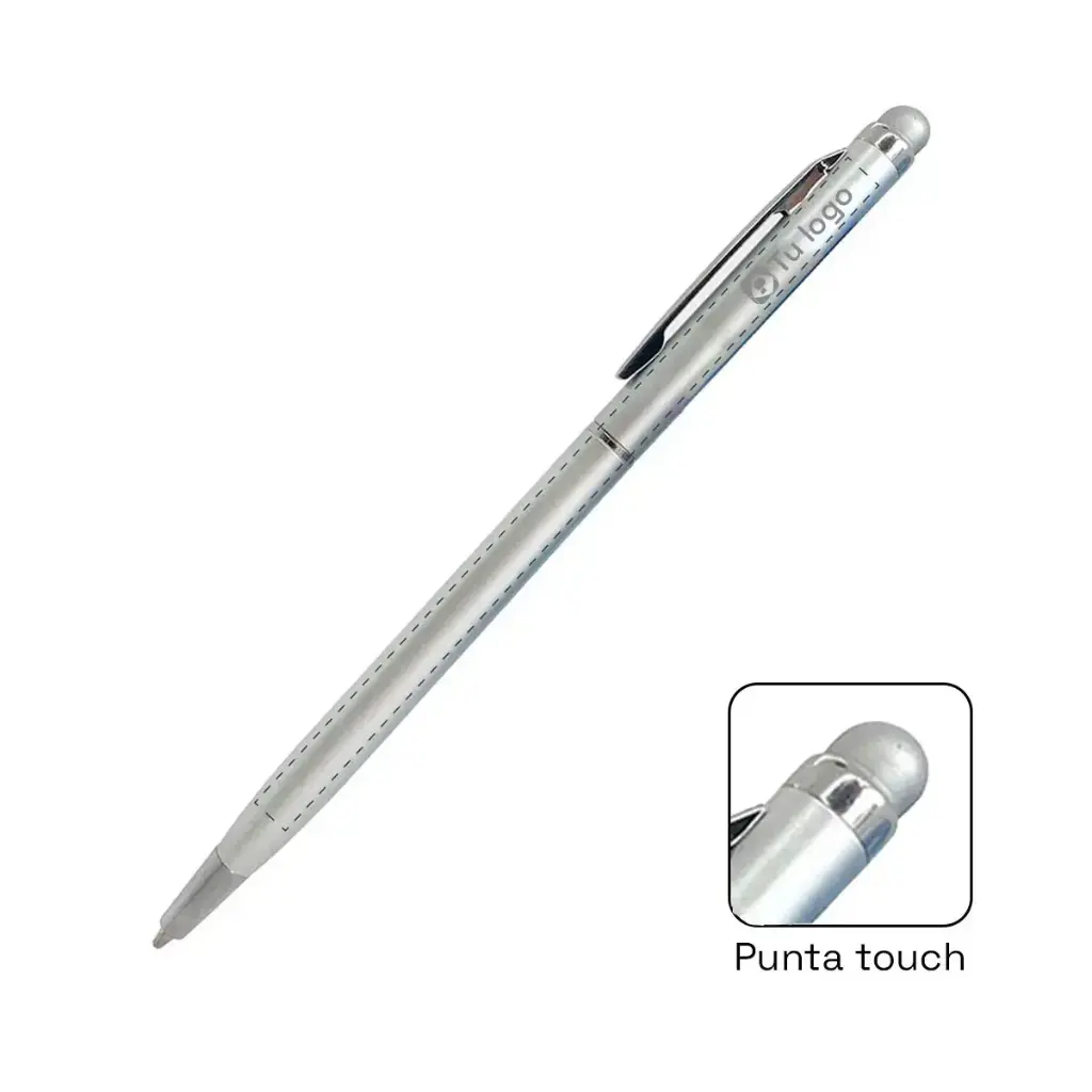 Bolígrafo Milas Touch Metálico