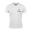 Camisetas Poli-algodón cuello en V DTF