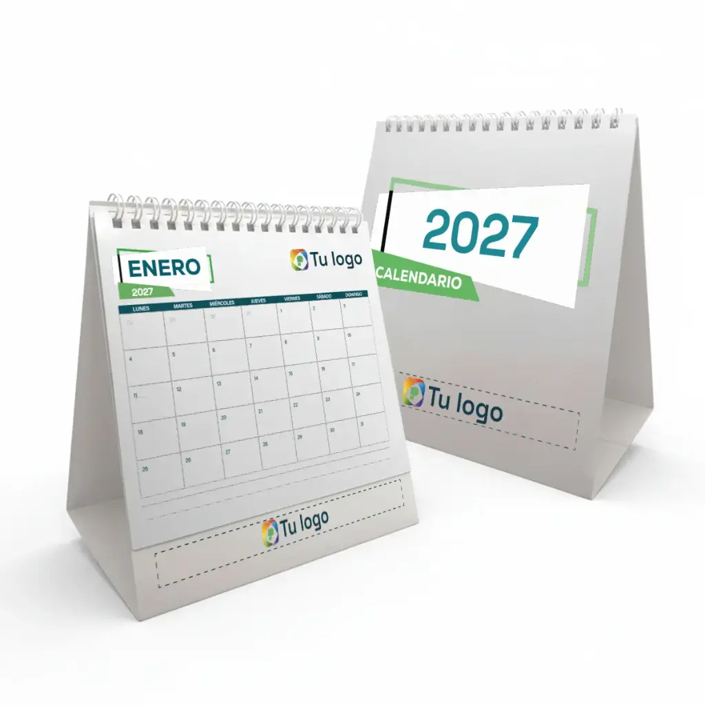 Calendario de escritorio 15,5×16,5 cm