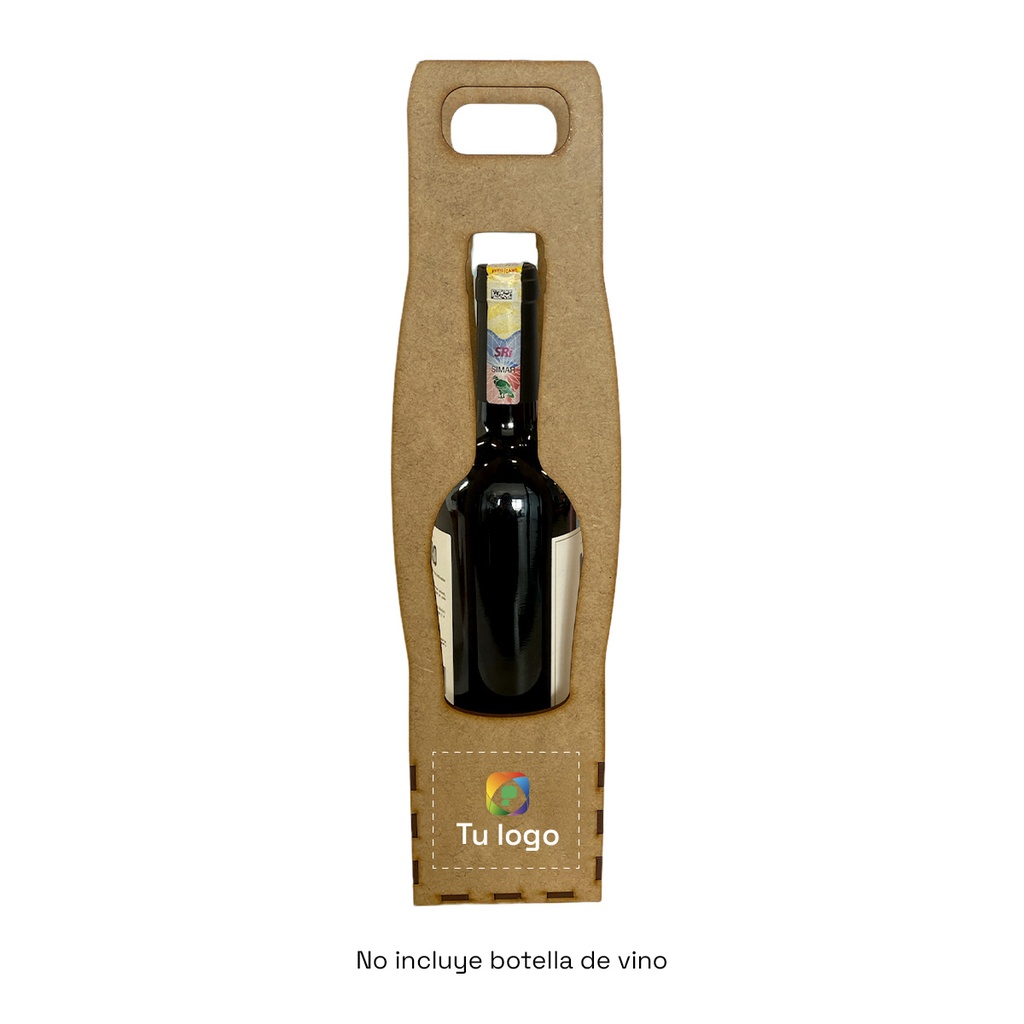 Porta vino de MDF