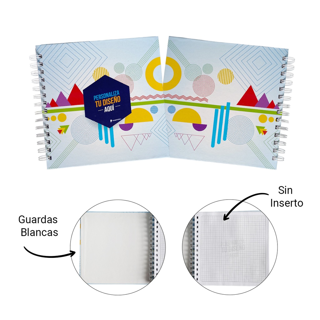 Cuaderno anillado 20×21 cm