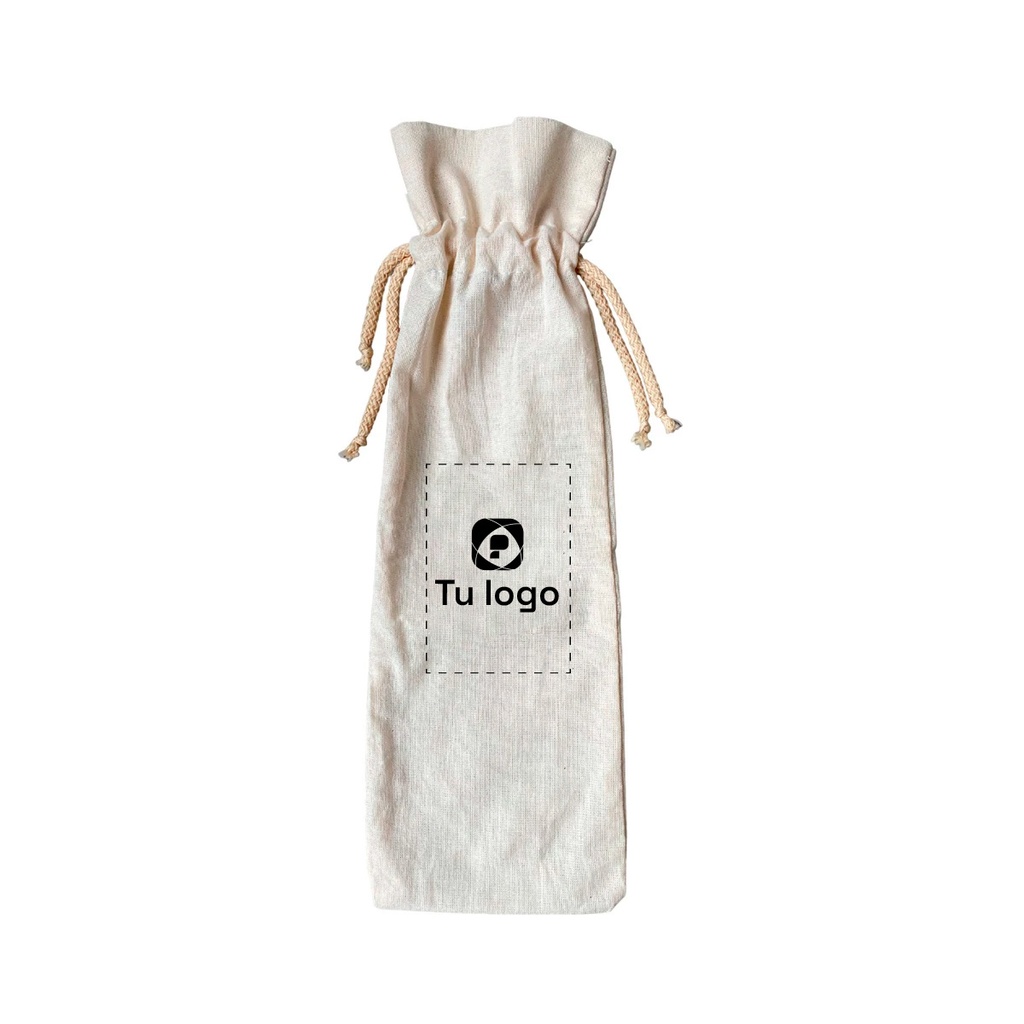 Bolso de lienzo para vino