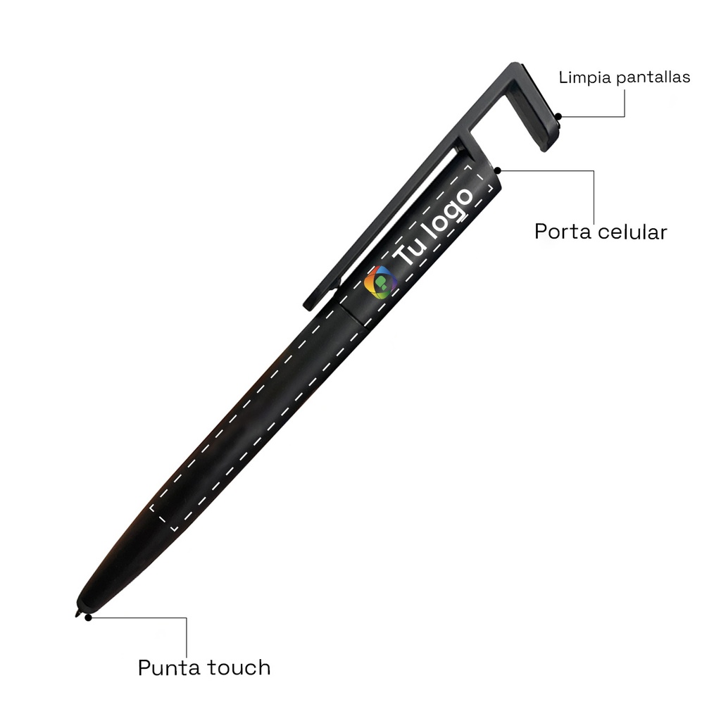 Bolígrafo Multifunción Porta celular Mate