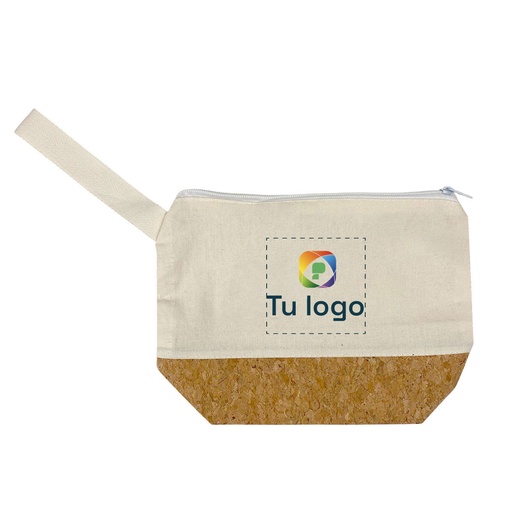 [PT1687] Cosmetiquera de lienzo con corcho