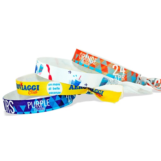 [PT333] Pulseras de tela raso full color