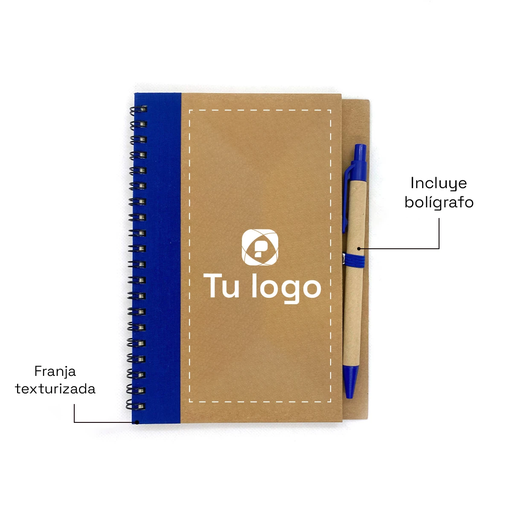 [PT382] Cuaderno Eco Con Bolígrafo