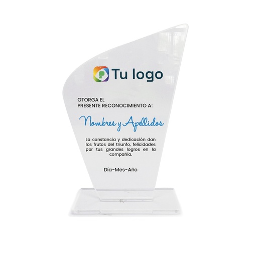 [PT529] Placa de reconocimiento