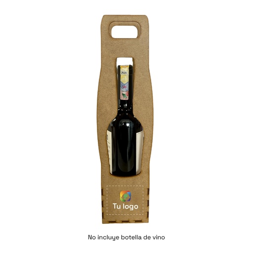 [PT632] Porta vino de MDF