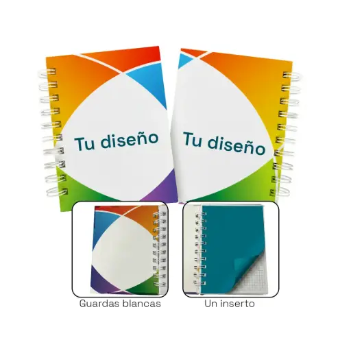 [PT804] Cuaderno mini anillado 11x15,2 cm