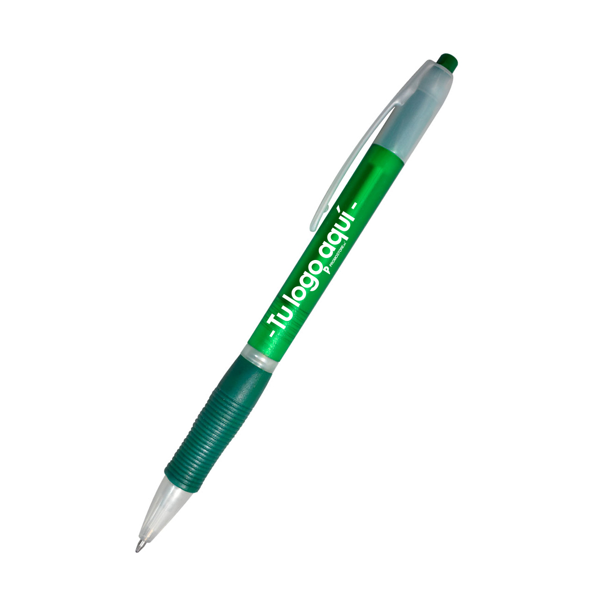 B0105-Bolígrafo-Plástico-Clipper-verde