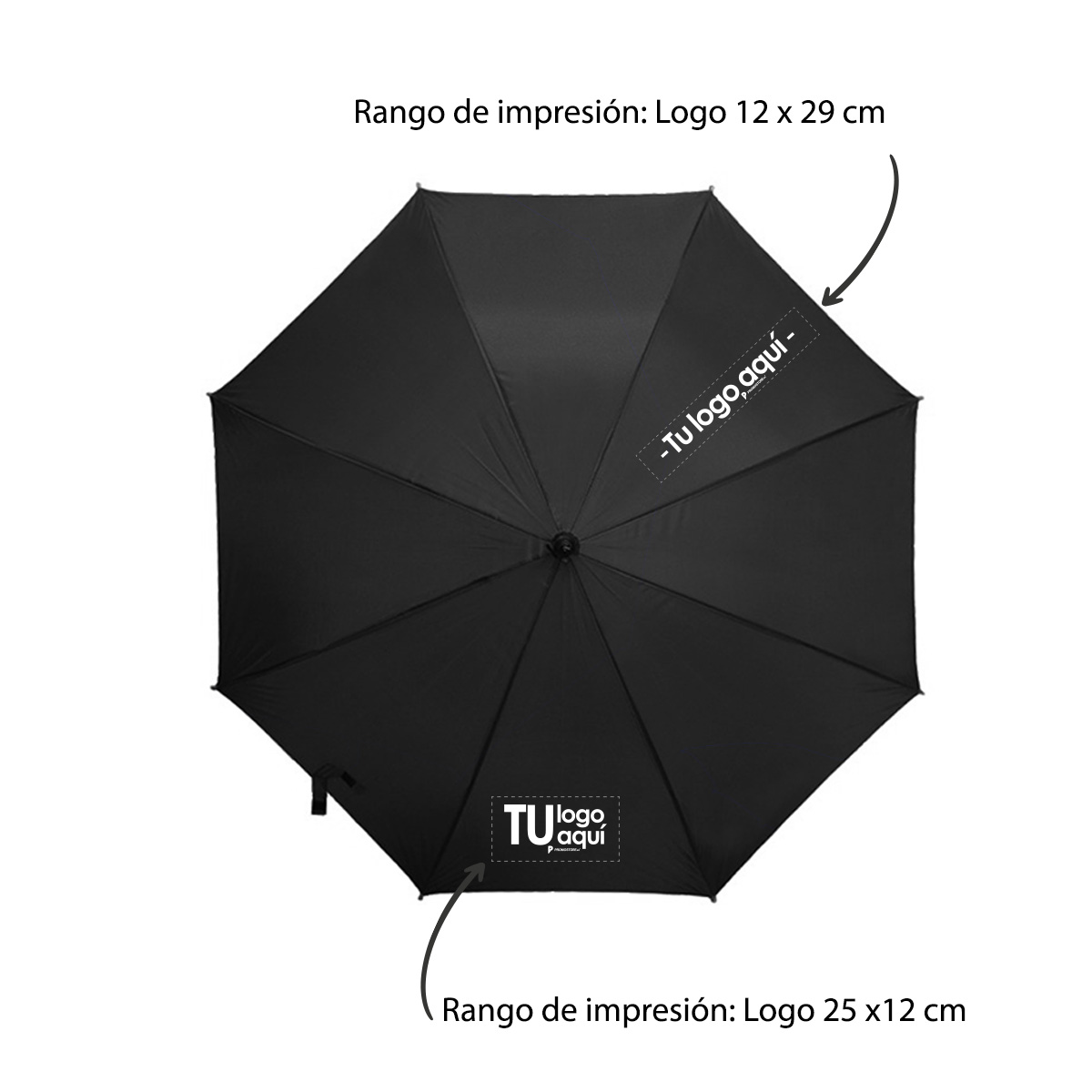 TG035–Paraguas-Bastón-rango-impresión