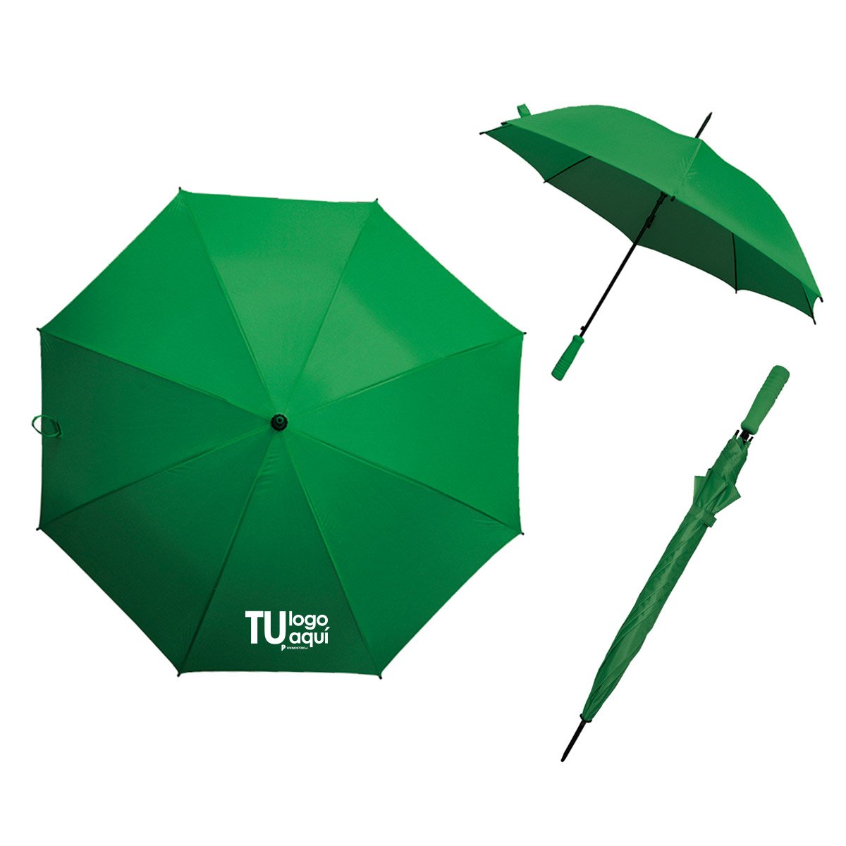 TG032-Paraguas-Grande-verde