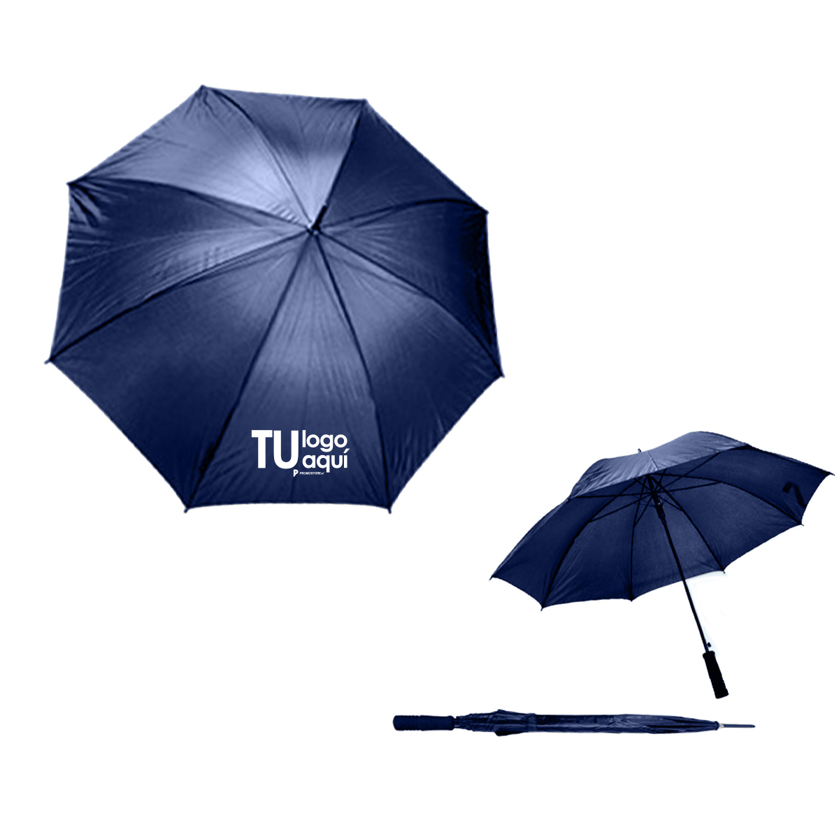 TG038-Paraguas-Dibu-azul