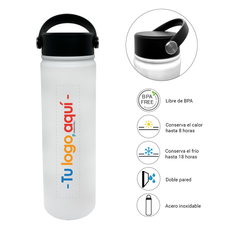Termo Metálico Thor 700ml personalizable -  ✓