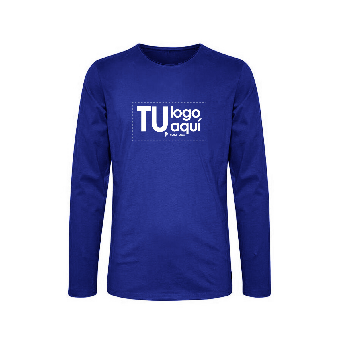 TEX141-Camiseta-manga-larga-azul
