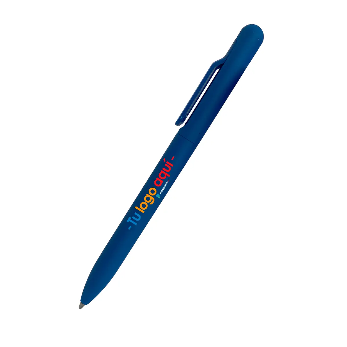 B0194-Bolígrafo-Plástico-soft-azul