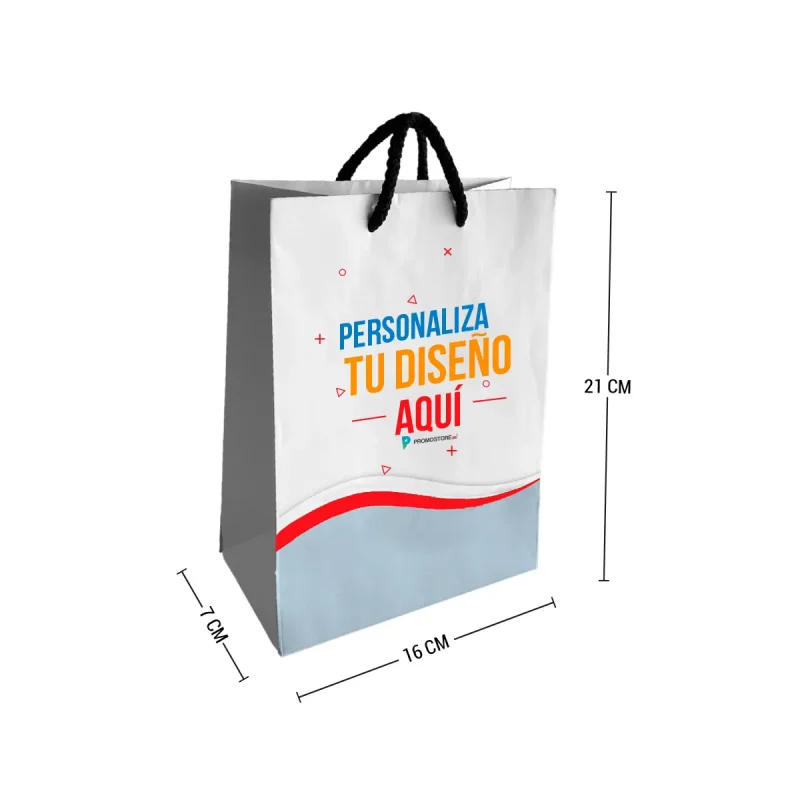 Shopping bag 16x21,5x9 cm personalizable -  ✓